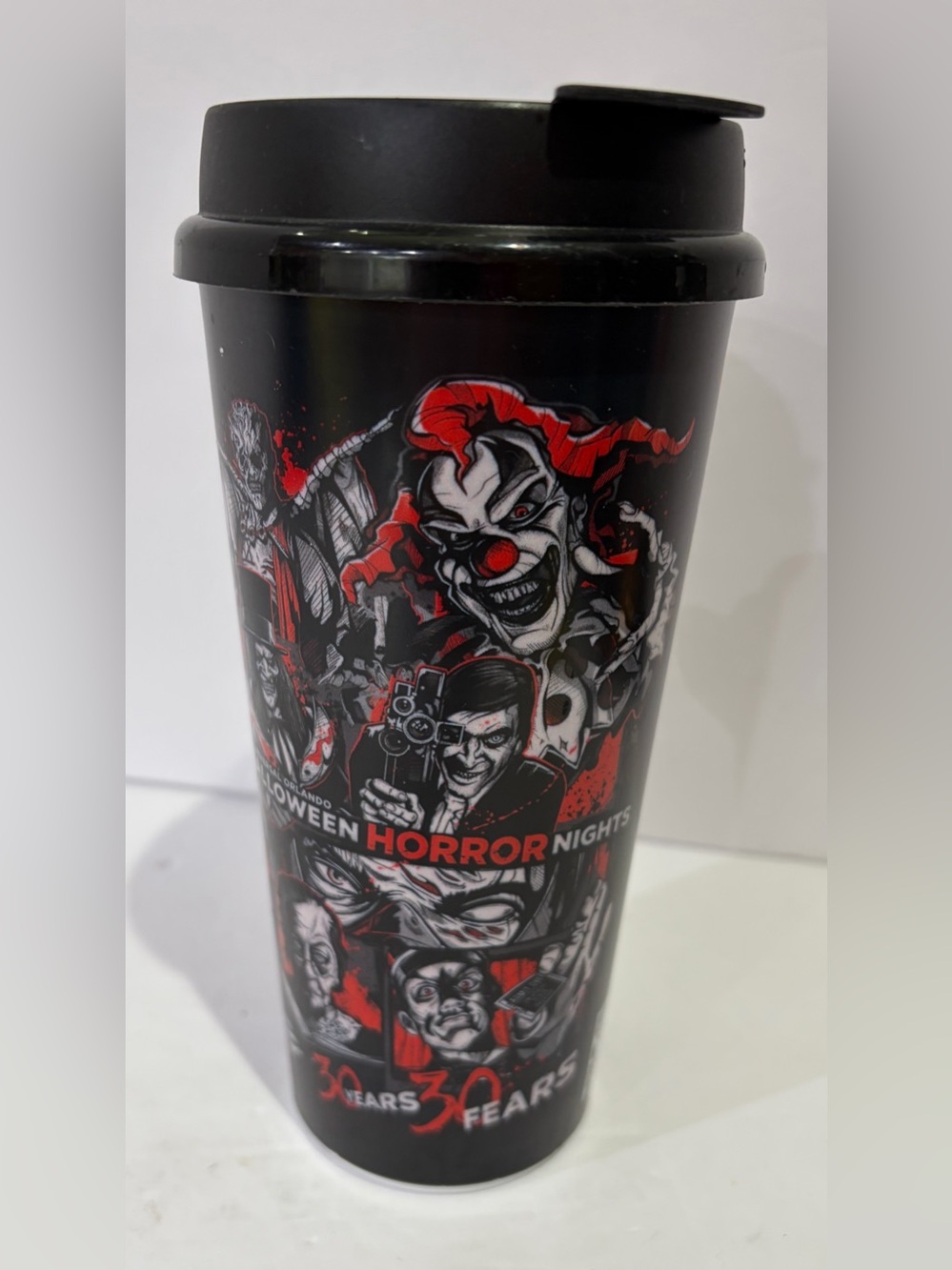 Universal Studios Halloween Horror Nights 30 Years 30 Fears Cup